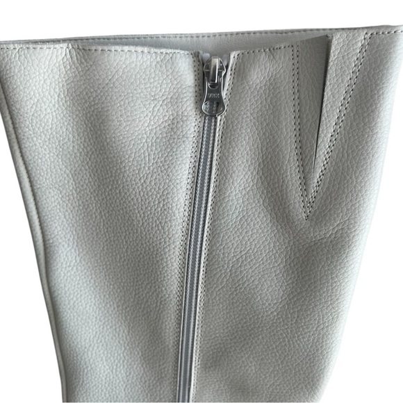 L’INTERVALLE Off White Leather Boots 41 / 10 women - Picture 11 of 16